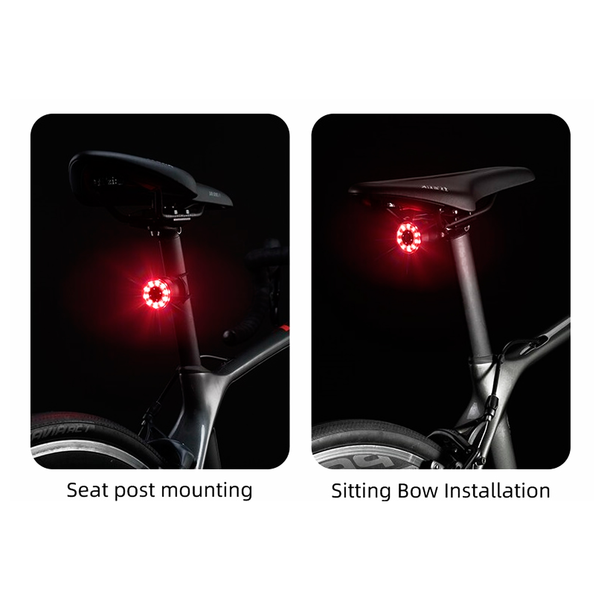 Luz Trasera Rockbros P/bici Q1 7 Colores 5 Modos