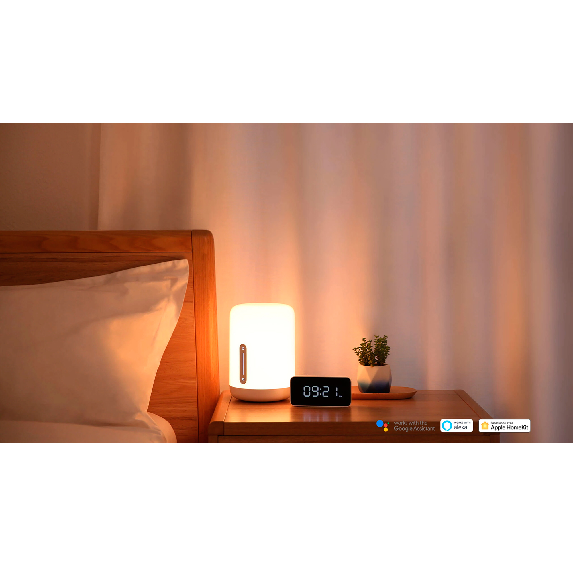 Lampara Inteligente Xiaomi Mi Bedside Lamp2 Wifi/bt