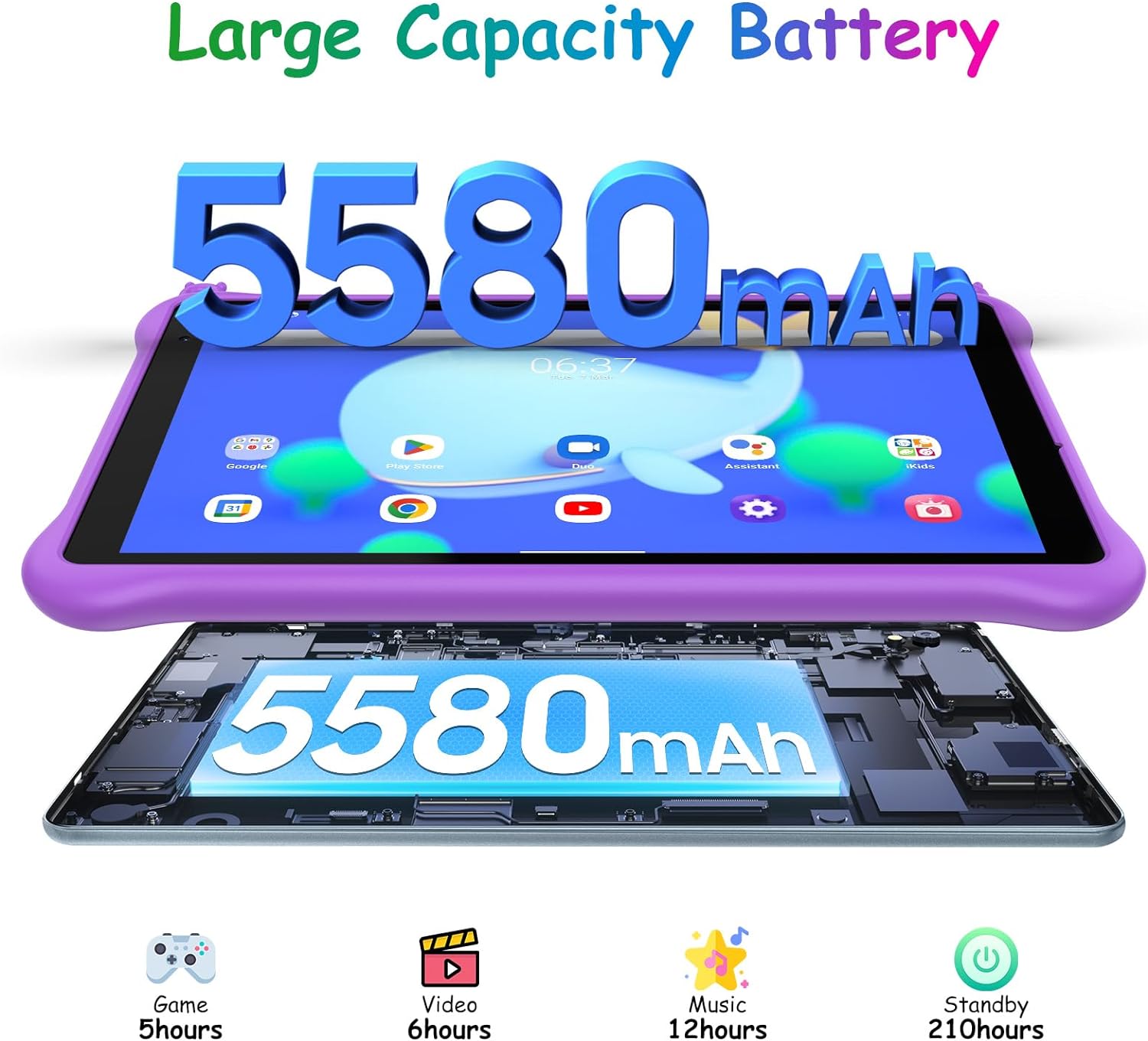 Tablet Para Niños Blackview Tab 50 Kids 3gb 64gb MAGIC PURPLE