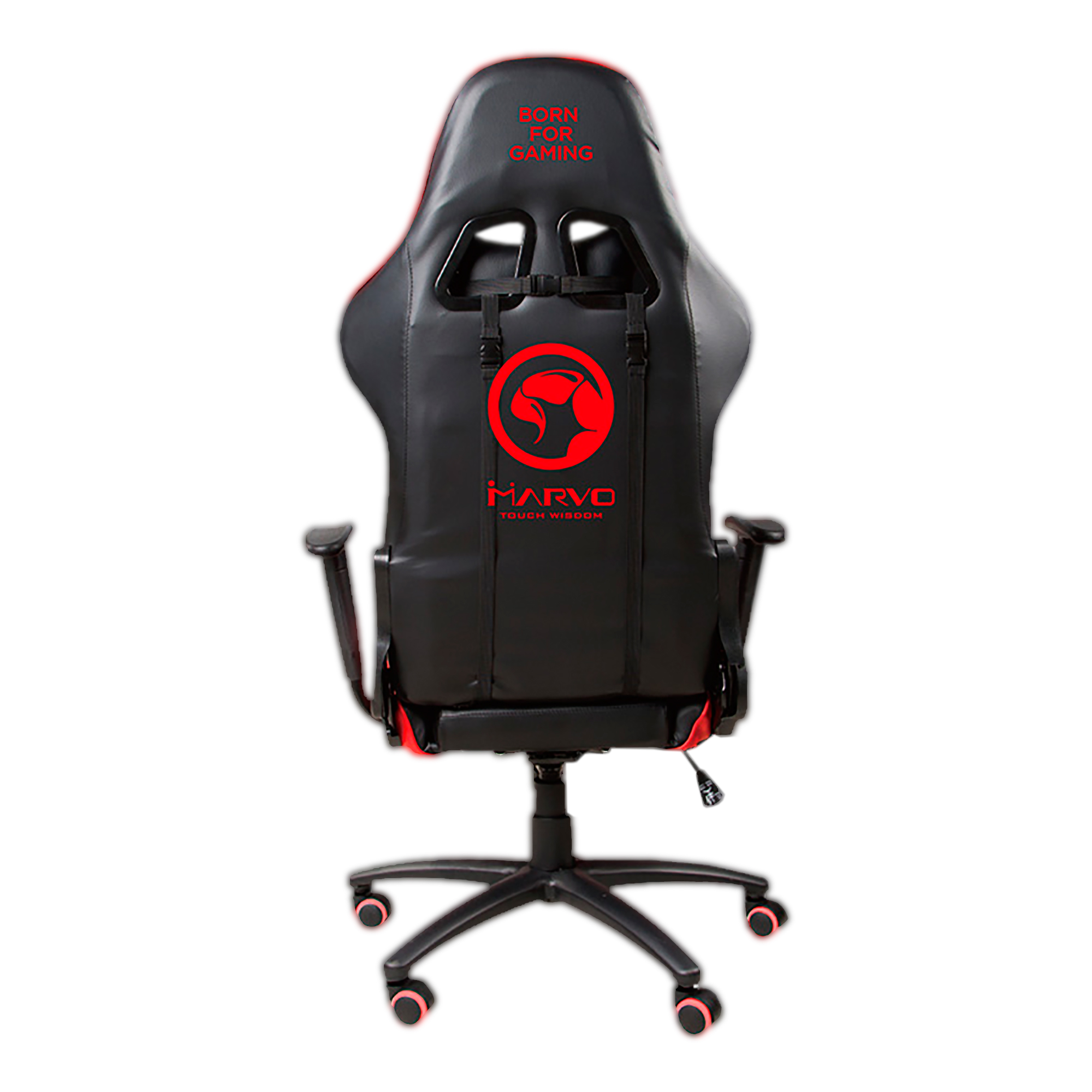 Silla Gamer Marvo Scorpion Ch106 Giratoria - Negra y Roja