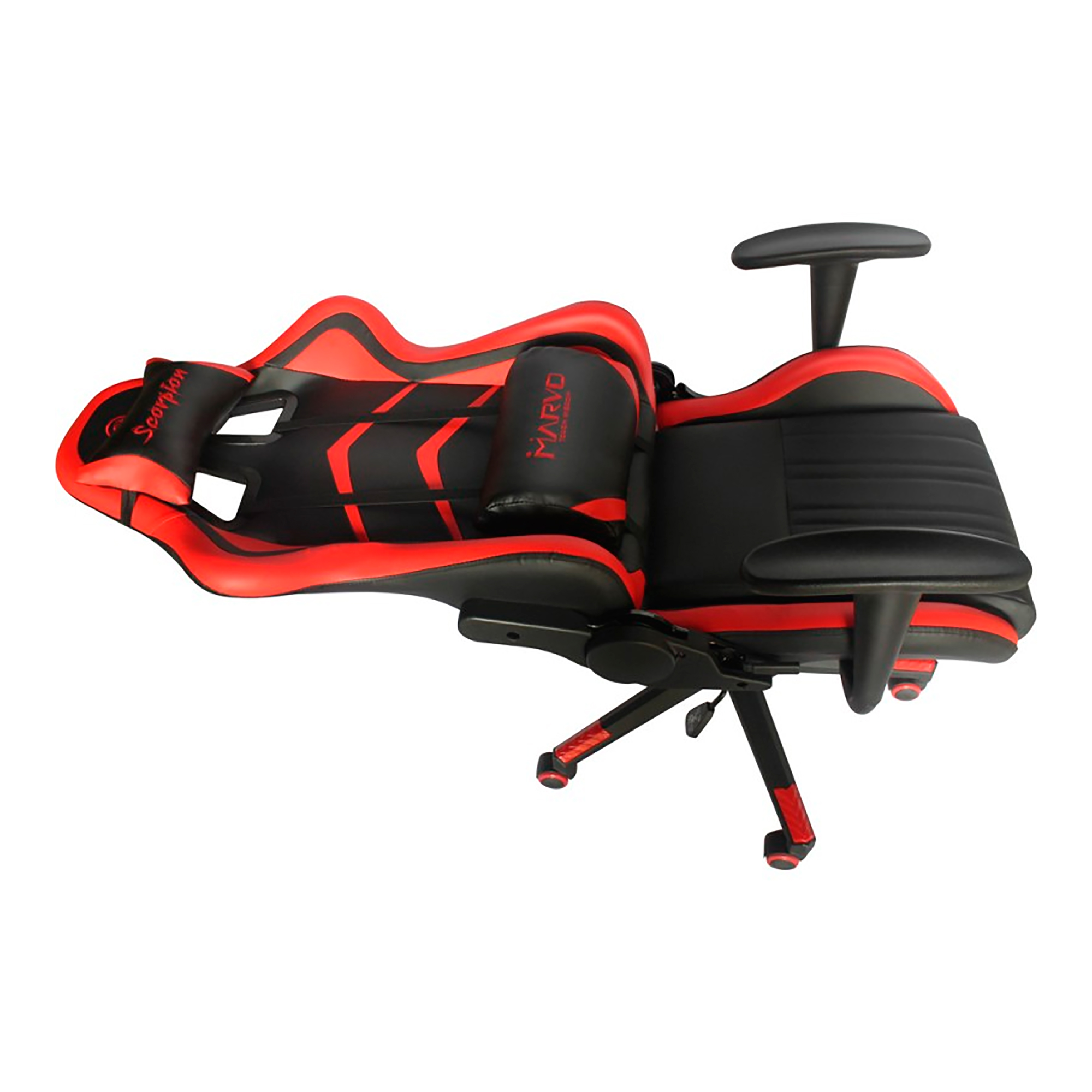 Silla Gamer Marvo Scorpion Ch106 Giratoria - Negra y Roja