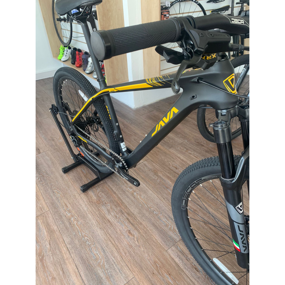 BICI JAVA DELTA MTB R27.5 CARBON 12V DISC H BLOCK TALLE 17 NEGRO/AMARILLO