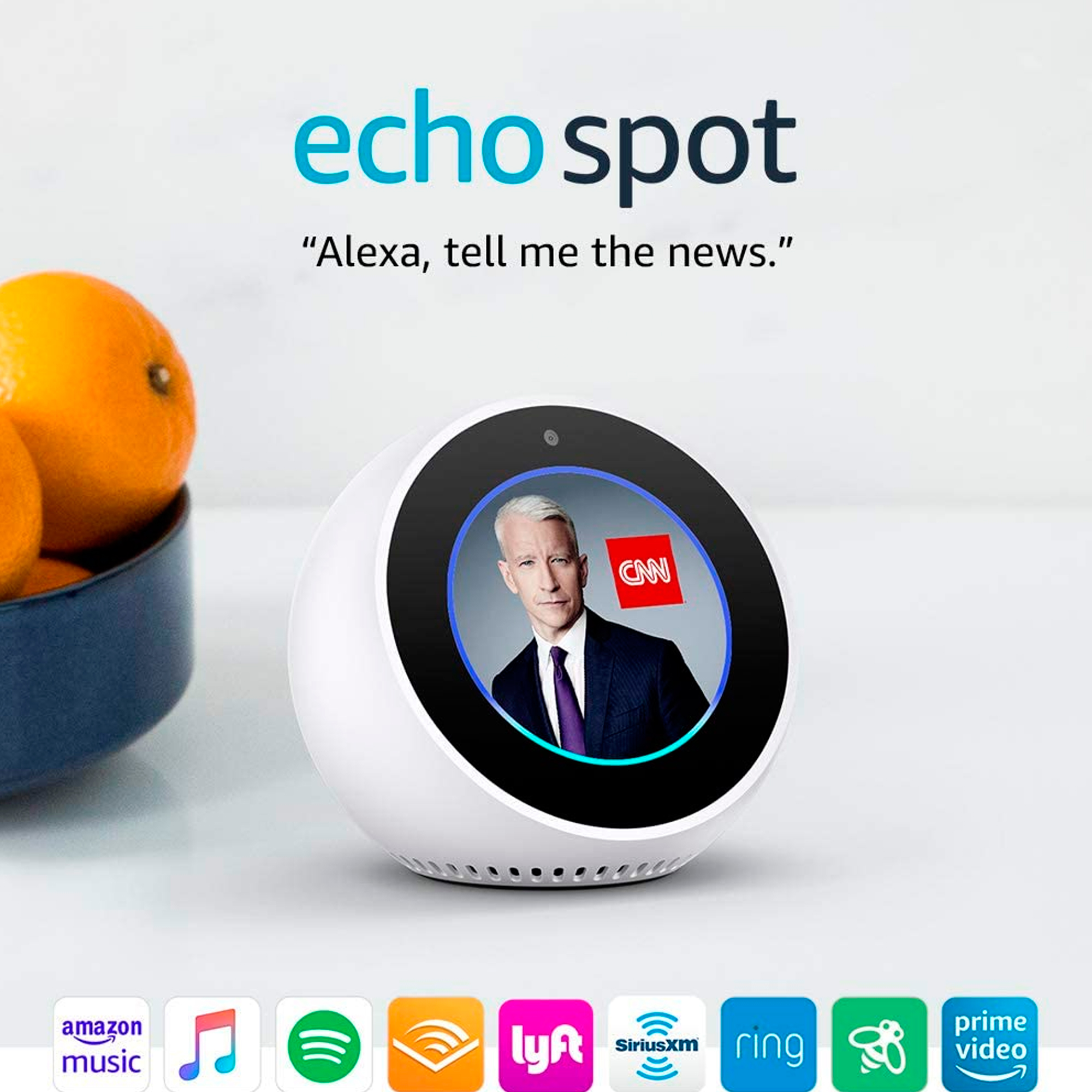 Smart Assistant Amazon Echo Spot Alexa