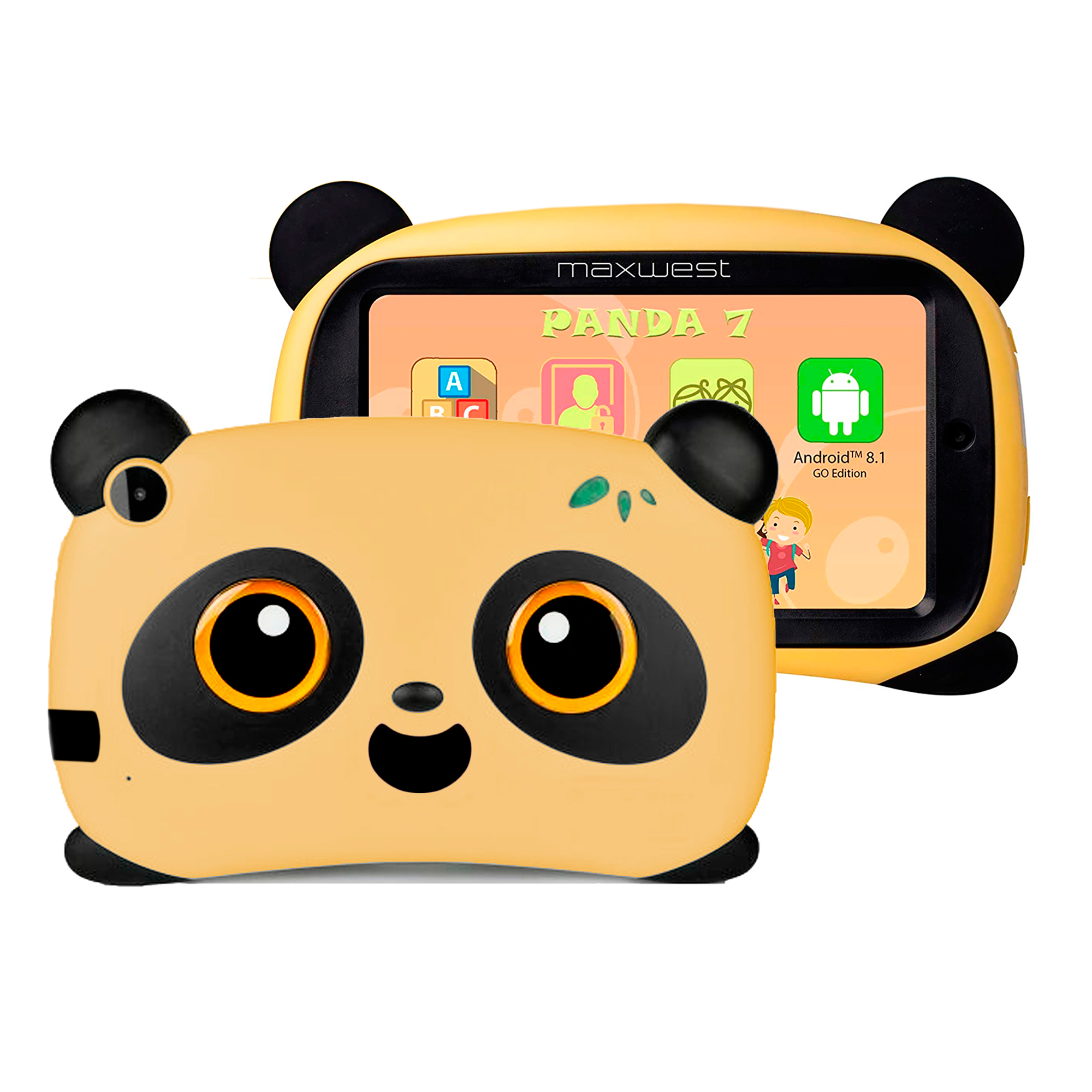 Tablet Niños 7 16gb Camara + App Funda Panda - colores varios