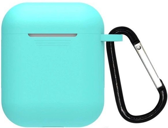 Funda de silicona para AirPods Celeste