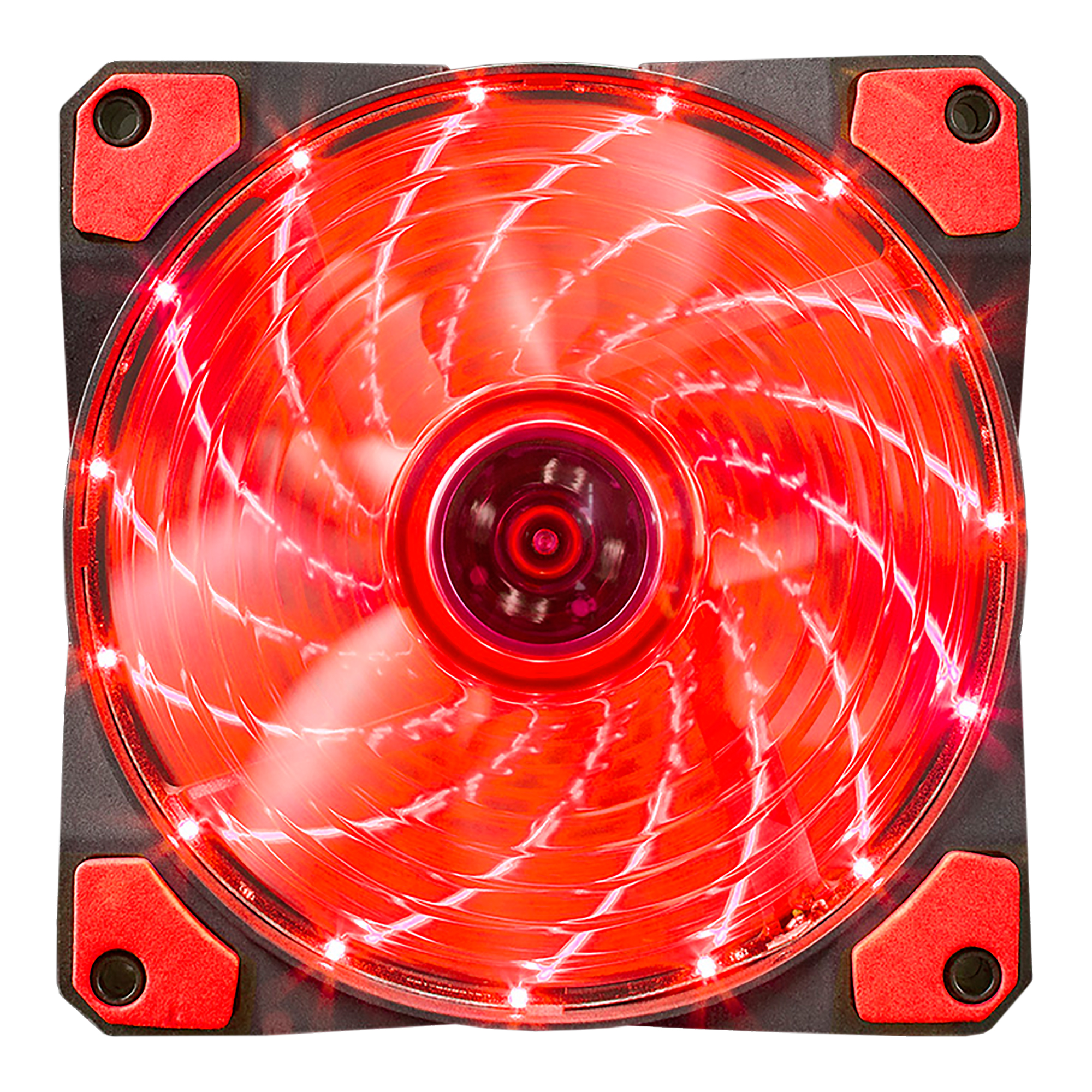 Fan Marvo Scorpion 120mm Leds Rojos