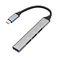 Hub Usb C A Usb A Unno Hb1013sv 4 Puertos