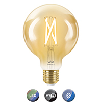 Lámpara Led Inteligente Philips Wiz 7W E27 Ámbar