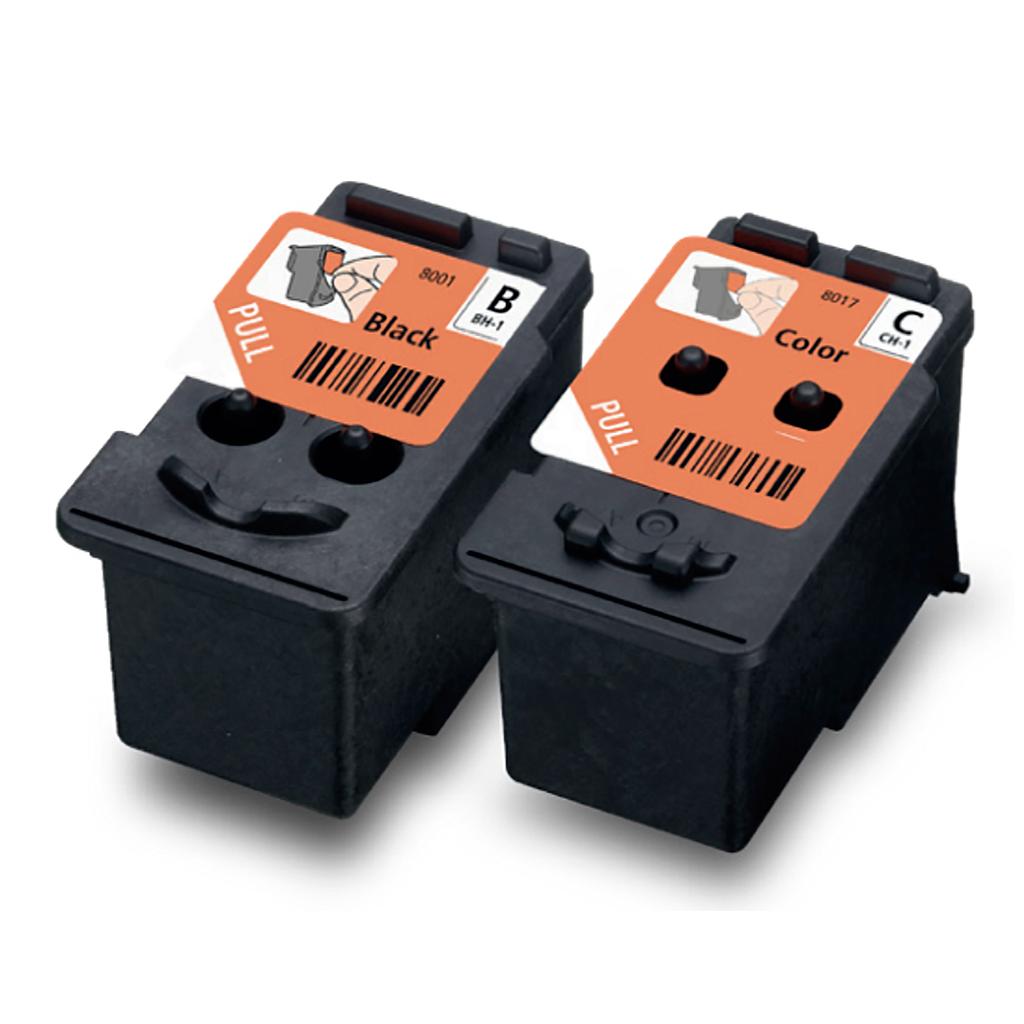 Kit Canon Cabezal Tinta Negra + Tinta Color