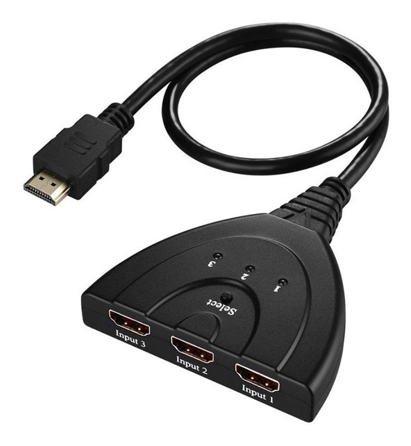 Switch 3 Puertos Hdmi Unno 3in/1out 4k X 2k