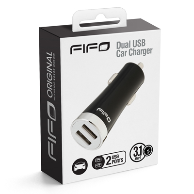 Cargador de auto Dual 3.1A - FIFO