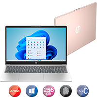Notebook HP 15,6'' Ryzen 5 8gb 256gb Win11