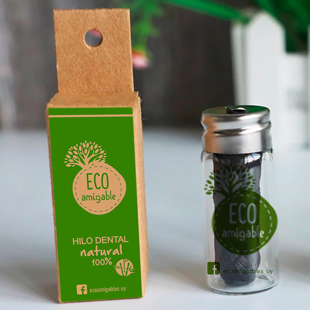 Hilo Dental De Bamboo Eco 30 Mt Sabor Menta