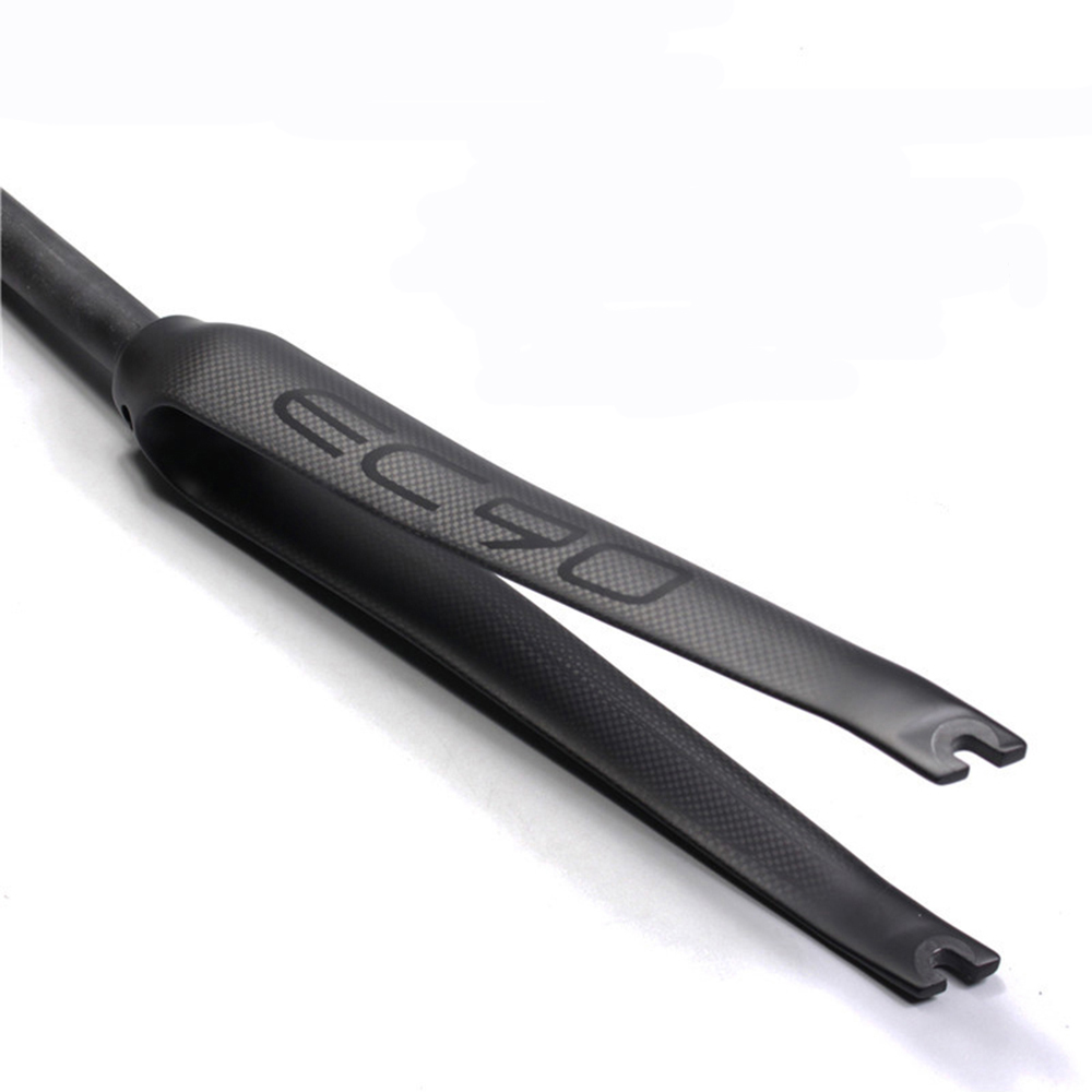 HORQUILLA EC90 CARBONO BICI RUTA NEGRO MATE 