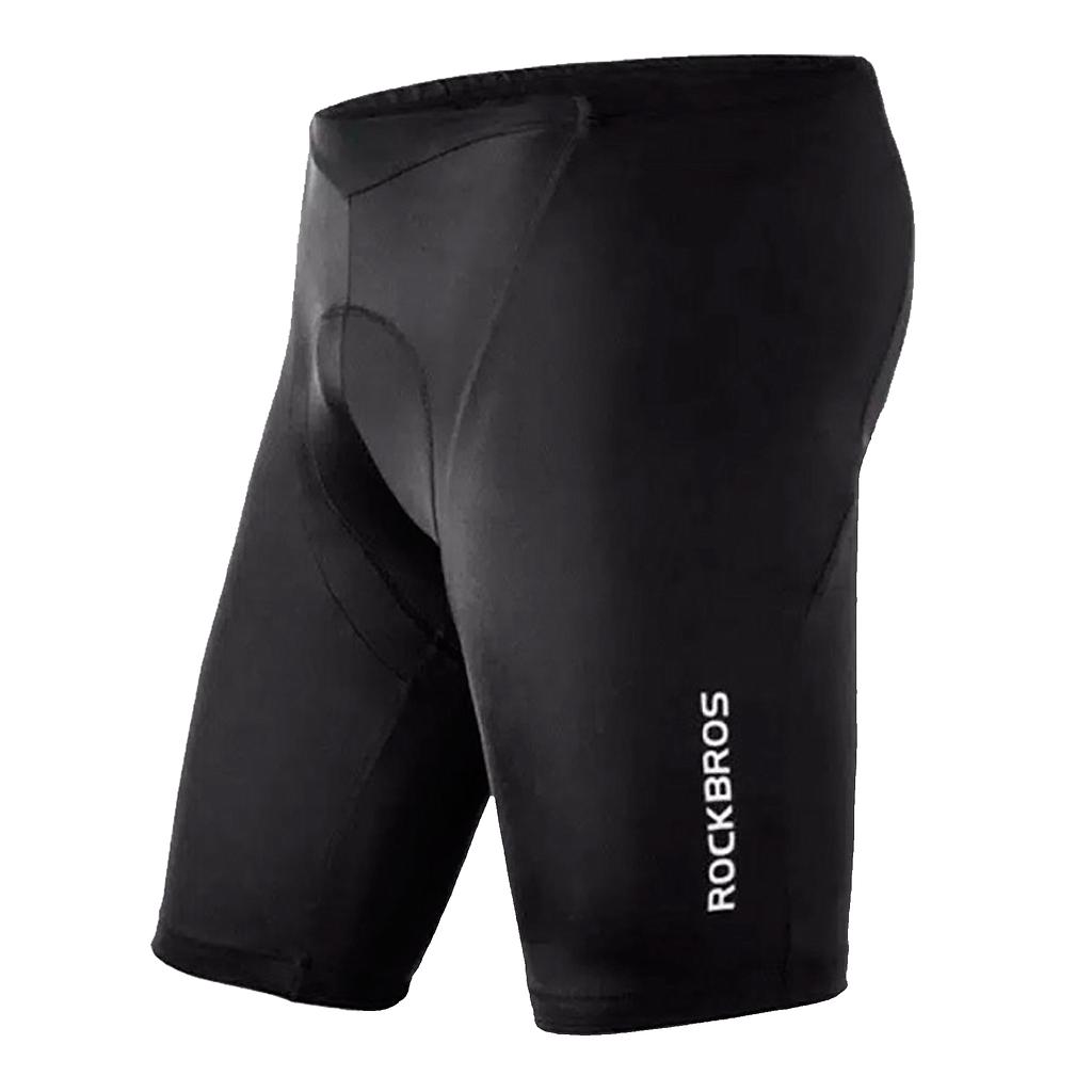 Calza Corta C/badana Rockbros Logo Reflectivo S/M