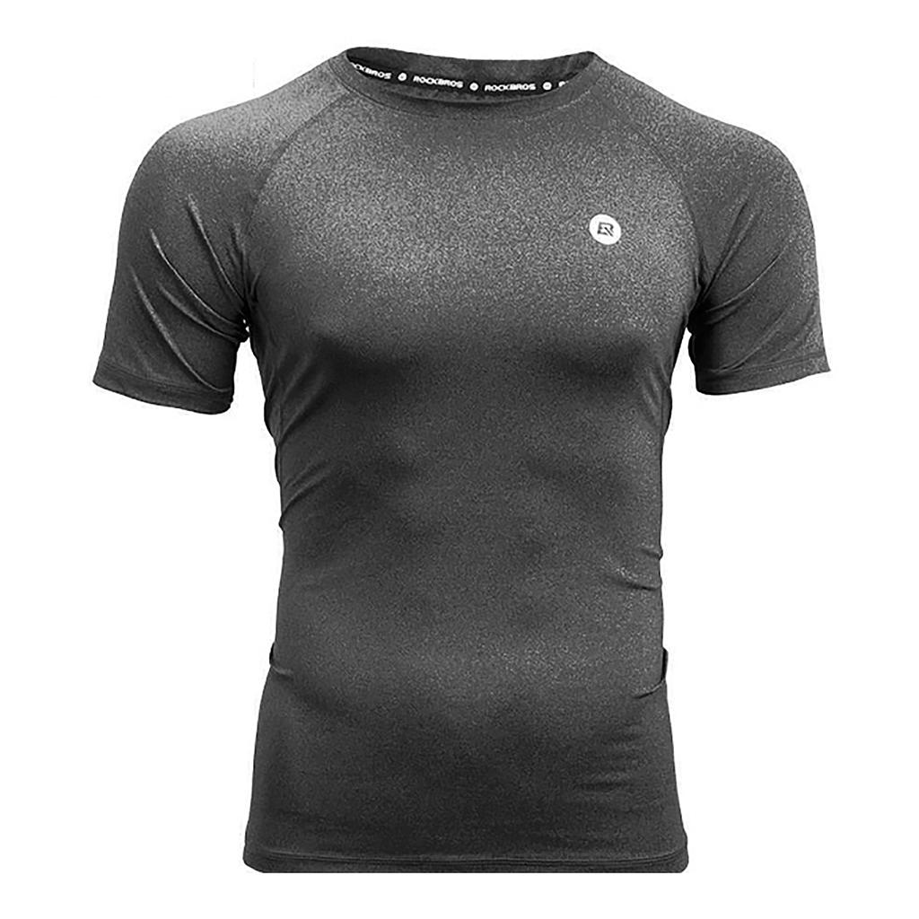 Camiseta Depor Manga Corta Rockbros Reflectivo Talle L