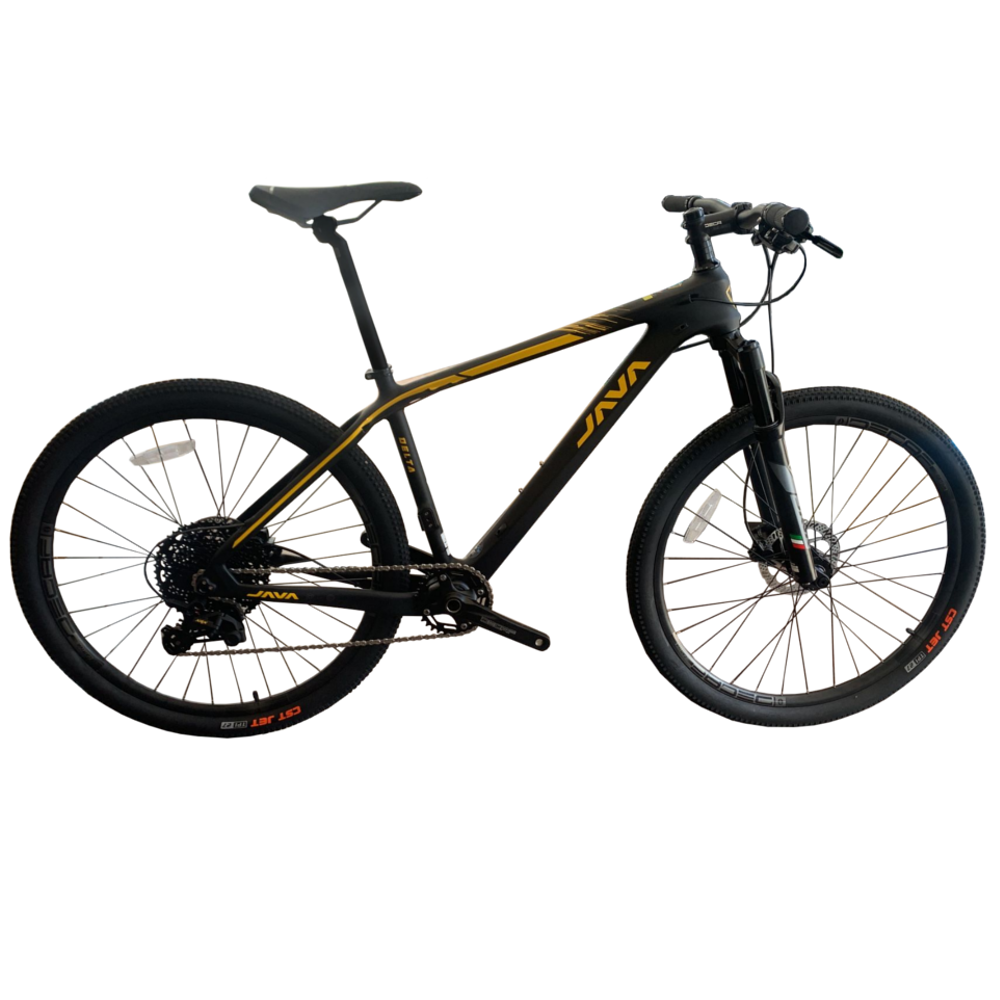 BICI JAVA DELTA MTB R27.5 CARBON 12V DISC H BLOCK TALLE 17 NEGRO/AMARILLO