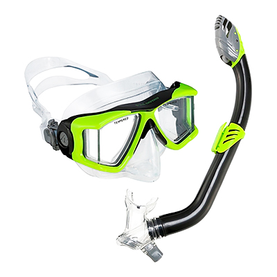 KIT BUCEO P/NIÑOS US DIVERS VIEW PURGE JRLX/LAGUNA