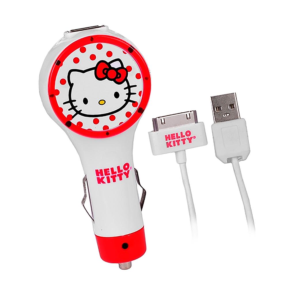 Cargador Usb De Auto Hello Kitty P/iPhone/iPod 