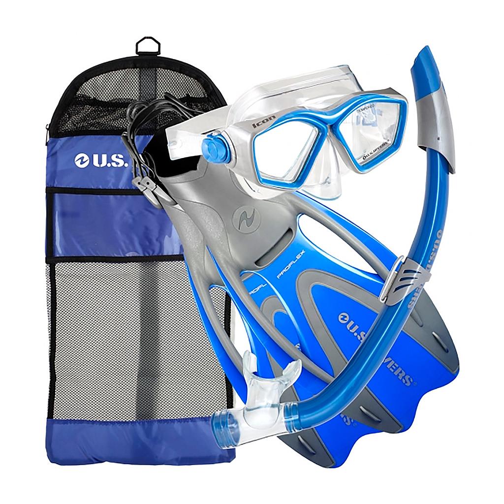 Kit Buceo Us Divers Icon/seabreeze/pro Flex Oh SM