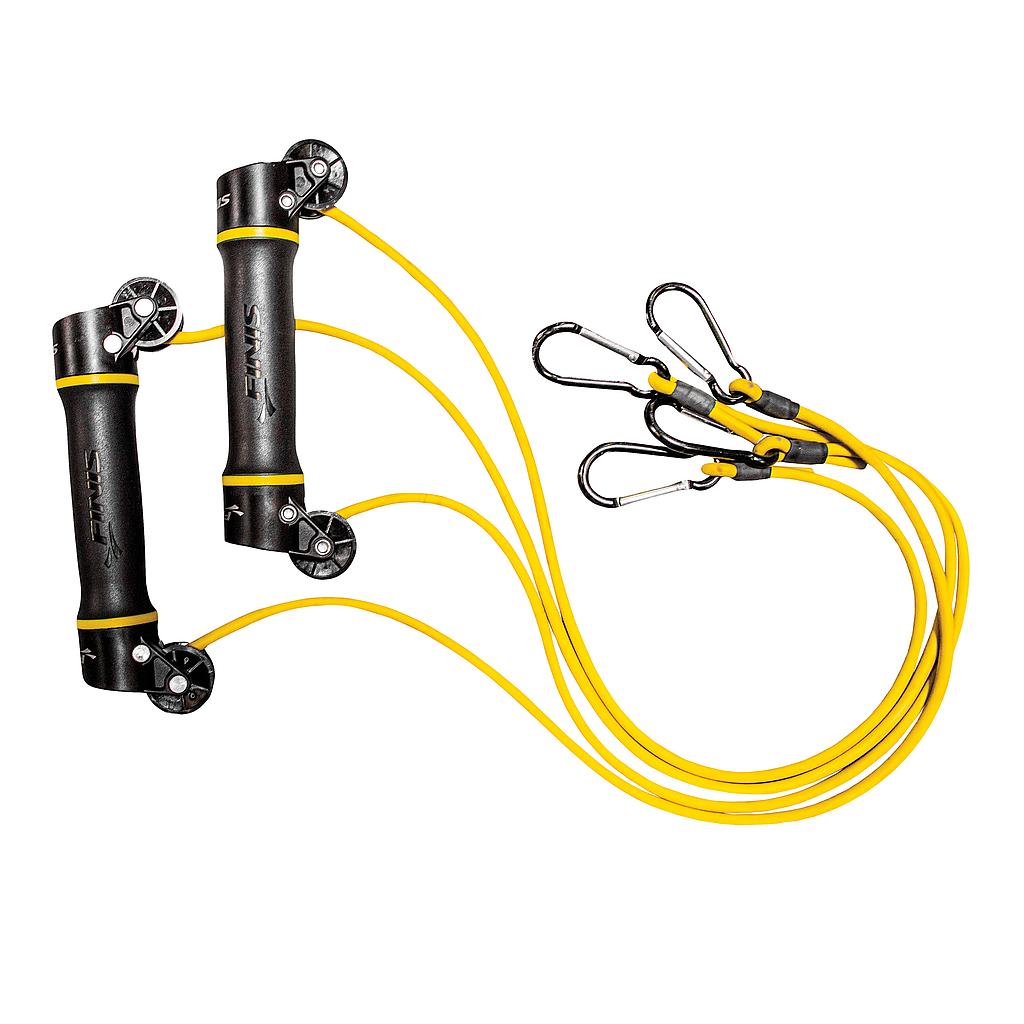 Cuerdas de Estiramiento Slide Dryland Finis Amarillo