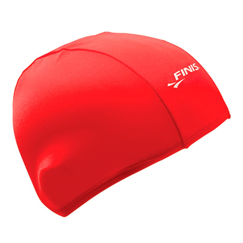 Gorra Natacion Finis Spandex Rojo