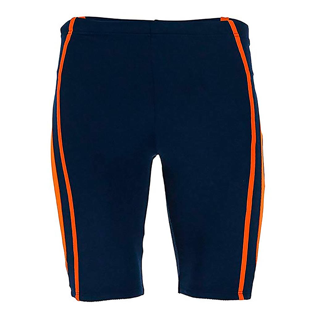 Malla Natacion M.phelps Hom Splice Jammer Azul Marino/Naranja Talle 22