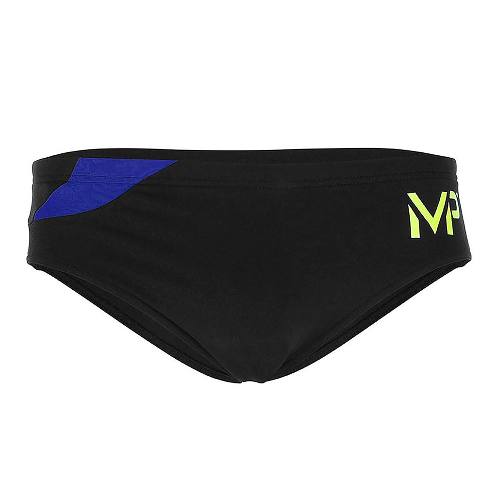 Malla Natacion M.phelps Hom Splice Brief Negro/Azul Talle 24