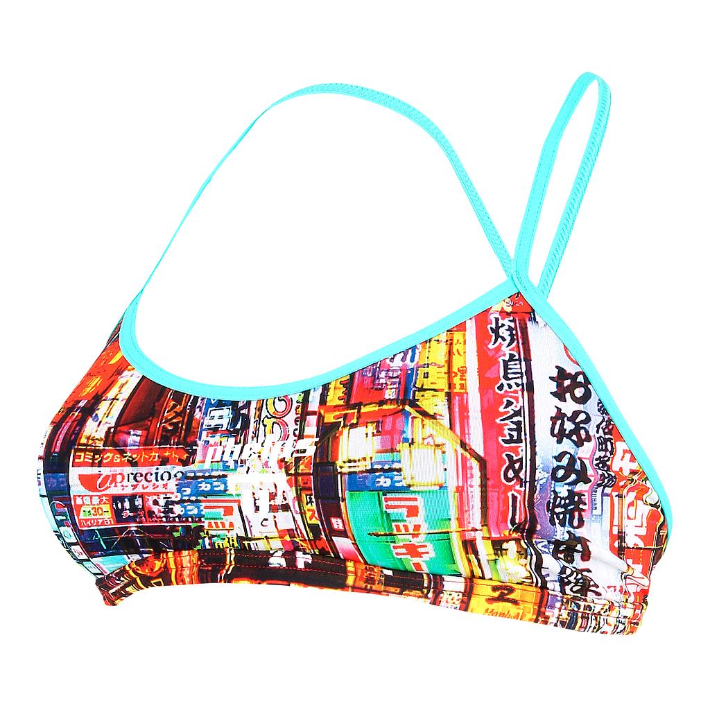 Malla Natación Mp Neon Tokyo Two Piece Top Uv50 Talle 32