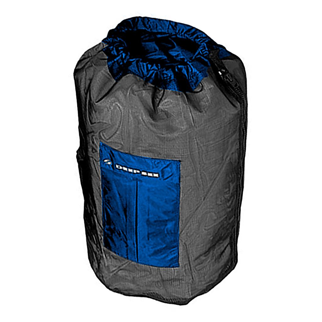 Bolso Deep See Heavy Duty Mesh Gran Capacidad Gris/Azul
