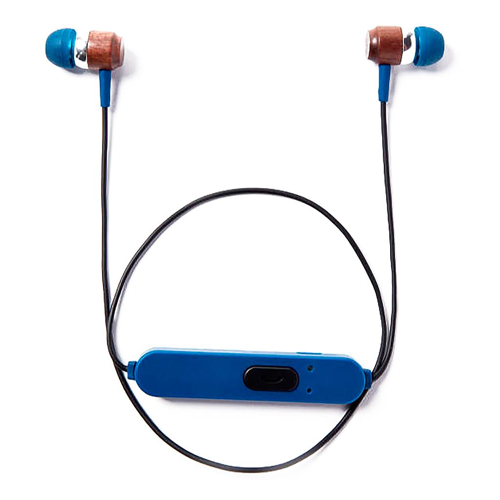 Auricular Wrlss Vivitar Bt Acabado En Madera - NAVY