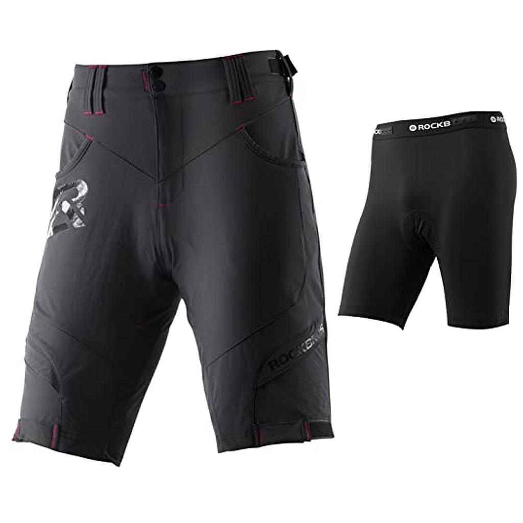 Pantalon corto Rockbros 2 en 1 para ciclismo XXL