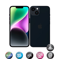 iPhone 14 6,1" 5g 6gb 128gb Dual Cam Bandeja Sim Física