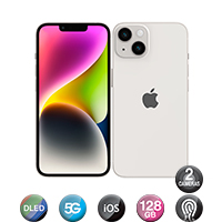 iPhone 14 6,1" 5g 6gb 128gb Dual Cam Bandeja Sim Física