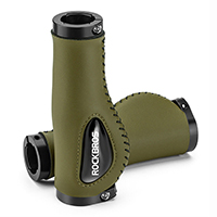 Empuñaduras Para Bicicleta Rockbros Antidelizantes Cuero