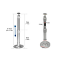 Montaje 3in1 Pared/techo/mesa 3kgs Hasta 105cms
