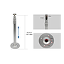 Montaje 3in1 Pared/techo/mesa 3kgs Hasta 105cms