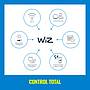 Lámpara Led Inteligente Philips Wiz Hero 9W Blanco Y Color