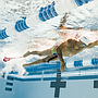 Swim Parachute Finis Navy 8 Inch Entrenamiento 