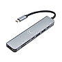 Hub Usb C 7en1 Unno Hb1107sv Hdmi Usb Lector De Tarjetas